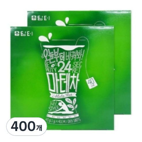 담터 마테차, 1g, 400개