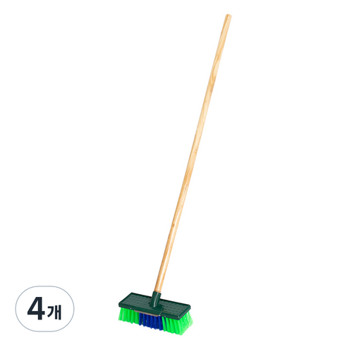 크린메이트 스크래퍼 바닥청소솔 대형, 혼합색상, 4개