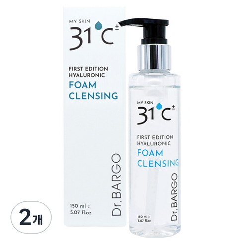 닥터바르고 퍼스트 에디션 히알루론산 폼클렌징, 150ml, 2개