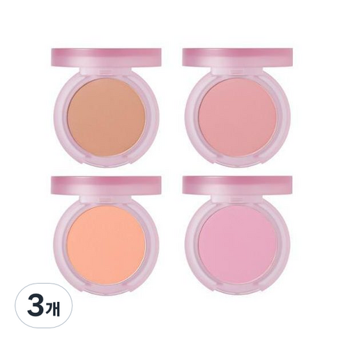 바닐라코 프라이밍 베일 치크 6g, CR01 리파인드, 3개