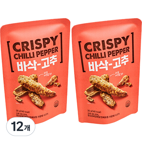 에치와이 바삭-고추, 30g, 12개