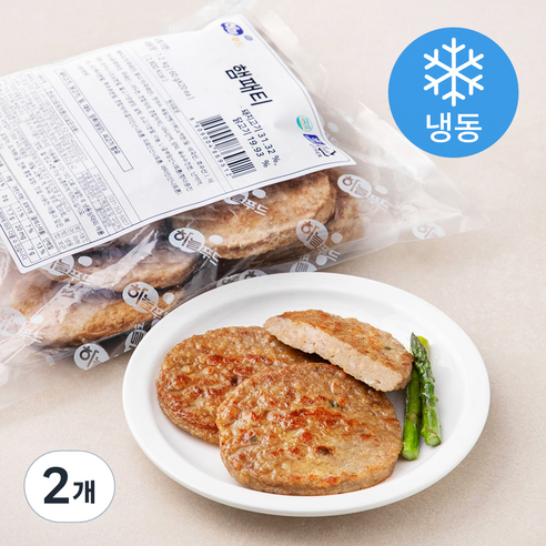 하늘푸드 햄패티 20개입 (냉동), 1.2kg, 2개