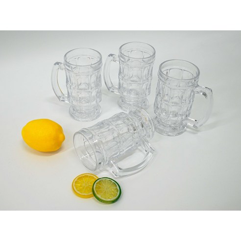 투명한 아름다움으로 일상에 특별한 마법을 더하는 진글라스 비어 머그