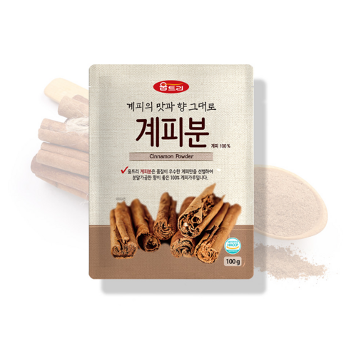 번거로움 없이 즐기는 깊고 풍부한 계피 향, 움트리 계피분