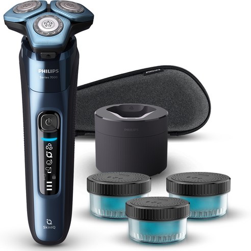   Philips SkinIQ 7000 Series Electric Shaver, S7782/65, Midnight Blue