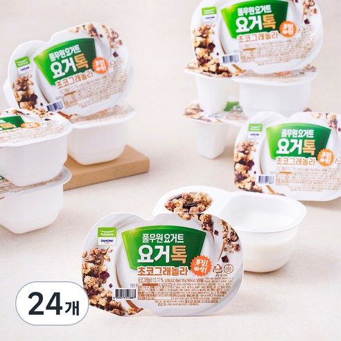 풀무원요거트 요거톡 초코그래놀라, 129g, 12개입, 2개