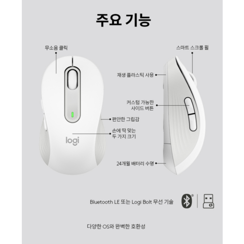 손목 건강과 조용한 업무 환경을 위한 선택, 로지텍 시그니처 M650