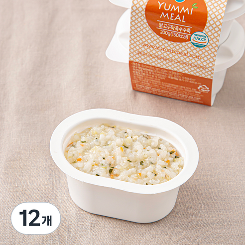얌이밀 중기 2단계 만7~12개월 이유식, 100g, 12개, 혼합맛(닭고기/고구마/옥수수)