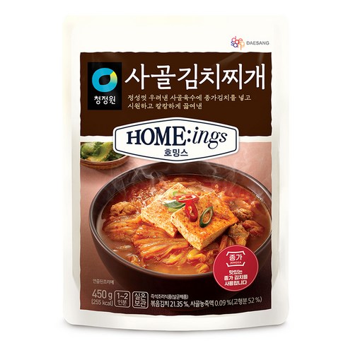 청정원 호밍스 사골 김치찌개, 450g, 1개