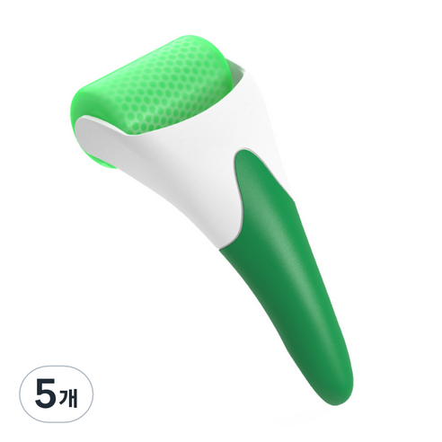 쿨링 마사지 페이스 롤러, 5개, 그린