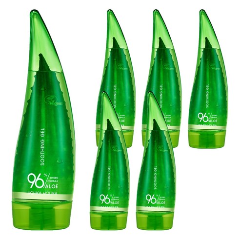 홀리카홀리카 알로에 하이드로 포뮬라 96 수딩젤 미니, 55ml, 6개