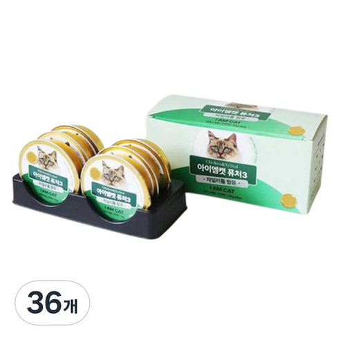 아이엠캣 고양이 퓨처3 습식사료, 30g, 36개, 치킨(자일리톨 함유)