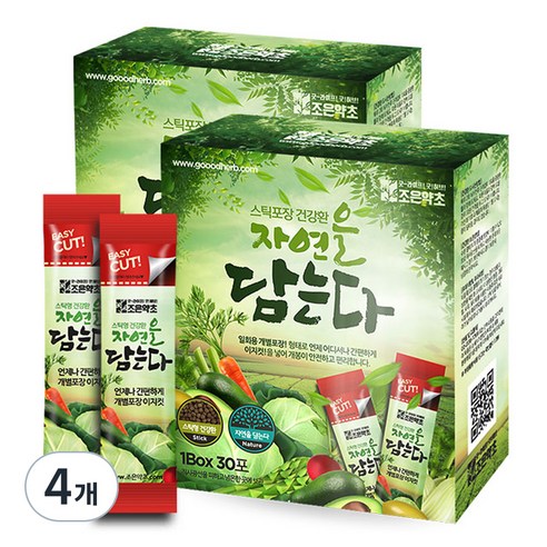 조은약초 자연을 담는다 프리미엄 노니환 스틱, 900g, 4개