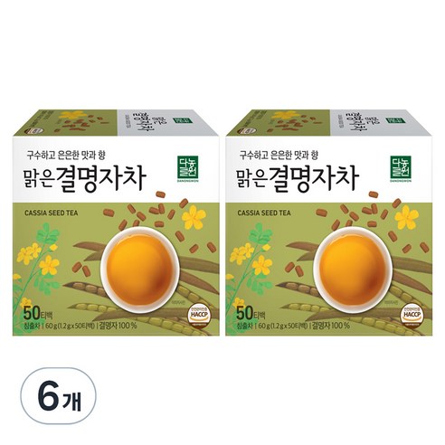 다농원 결명자차, 1.2g, 50개입, 6개