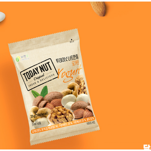 풍요로운 하루를 선물하는 건강한 견과, 투데이넛 너트한줌 패밀리