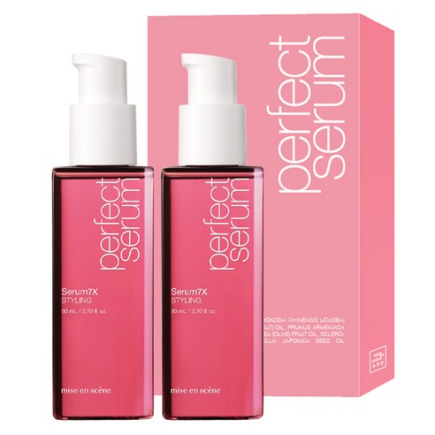 미쟝센 퍼펙트 스타일링 헤어 세럼 7X 2p, 160ml, 1개
