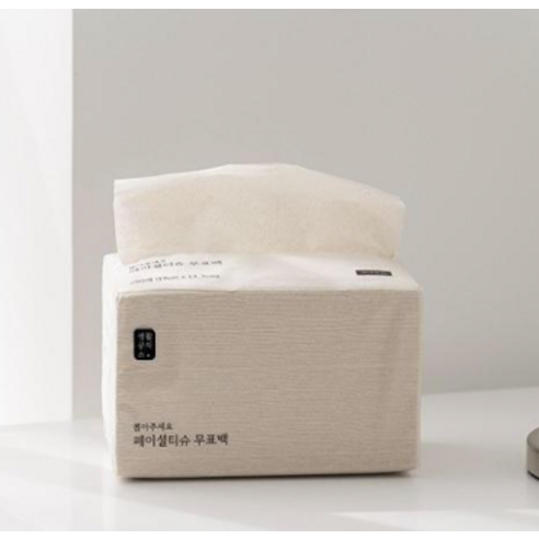 편안하고 깨끗한 일상을 위한 생활공작소 페이셜 티슈