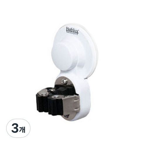 베스럭스 흡착식 청소기걸이 REF-30124, 혼합색상, 3개