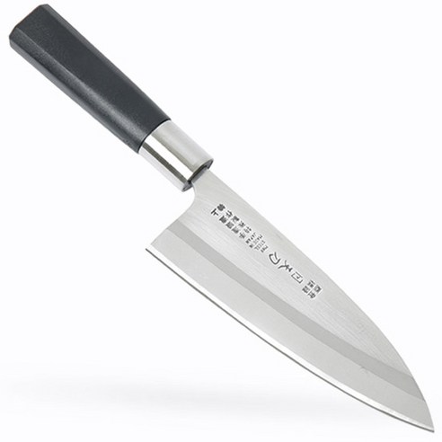 일천도 특상 6A 데바 일식 칼, 블랙, 1개