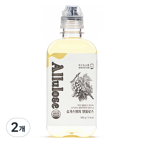 슈가스위치 알룰로스, 380g, 2개