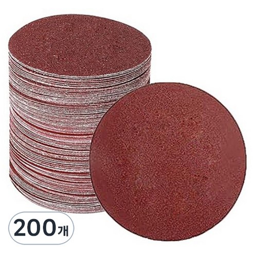 OON 밸크로 그라인더 원형 사포 320방 100mm, 200개