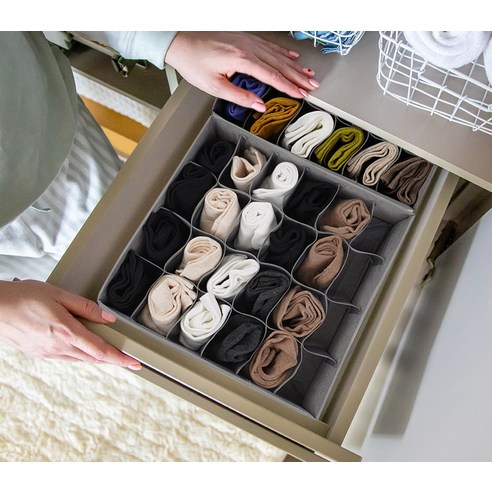 깔끔하고 편리한 정리의 세계: 모티나 패브릭 양말 속옷 보관함