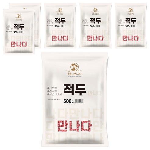 곡물을 만나다 적두, 500g, 6개