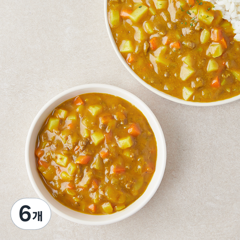 킨더가든 한우 야채카레, 130g, 6개