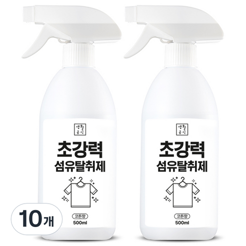 생활공식 초강력 탈취 오리지널 섬유탈취제, 500ml, 10개