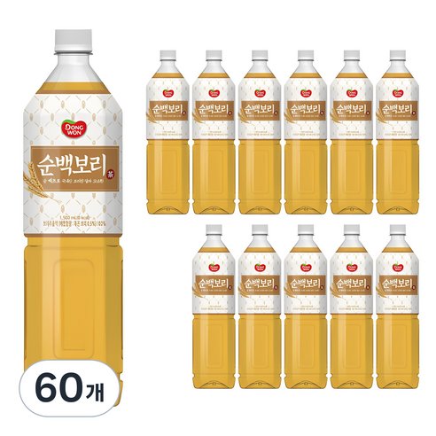 동원 순백 보리차, 1.5L, 60개