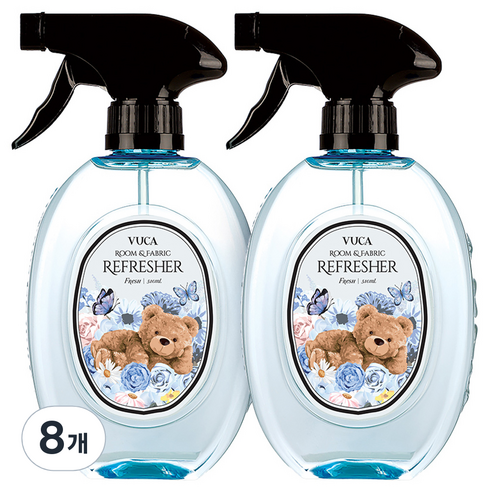 뷰카 룸앤패브릭 포근한 섬유탈취제 프레쉬향 본품, 510ml, 8개
