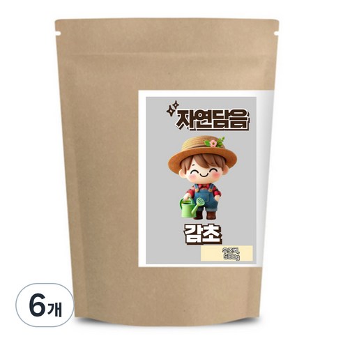 자연담음 감초, 500g, 6개