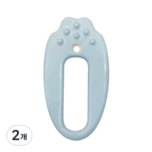 살롱드느바에 괄사 마사지 도구 65 x 117 x 10 mm, skyblue, 2개