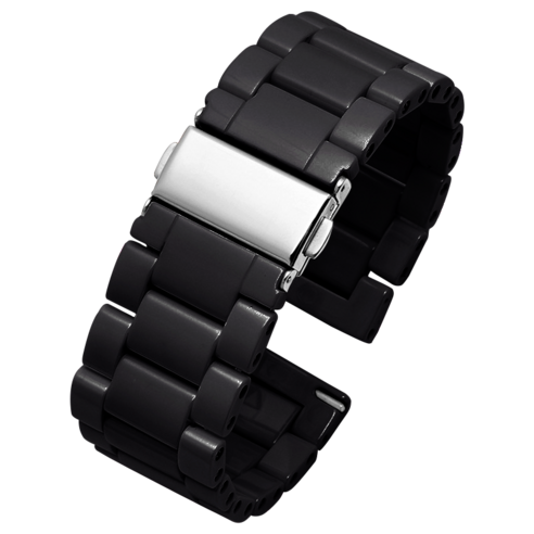 우먼스9999 갤럭시워치 호환 캔디 스트랩 밴드, 블랙 20mm, 1개