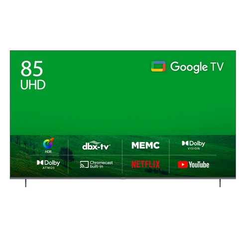 더함 4K UHD LED TV 구글 안드로이드 11, 215cm, UA851UHD F8T CHIQ 2023, 벽걸이형, 방문설치