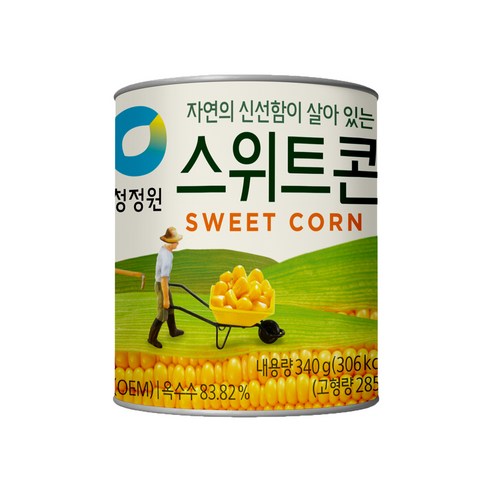 청정원 스위트콘 통조림, 340g, 2개