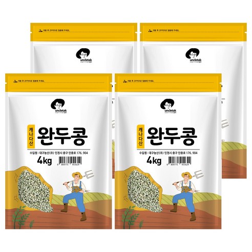 엉클탁 완두콩, 4kg, 4개