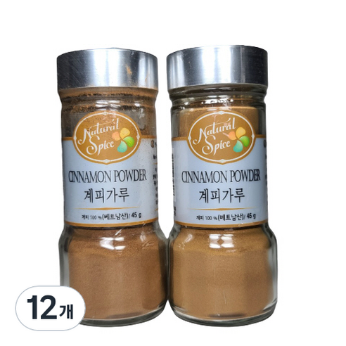 내츄럴스파이스 계피가루, 45g, 12개