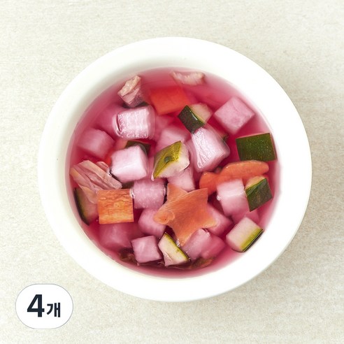 킨더가든 어린이 채소피클, 140g, 4개