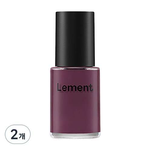 르멘트 컬러 네일, 18 뮤티드 플럼, 14ml, 2개