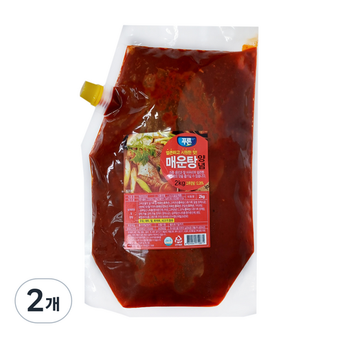 푸른식품 매운탕 양념소스, 2개, 2kg