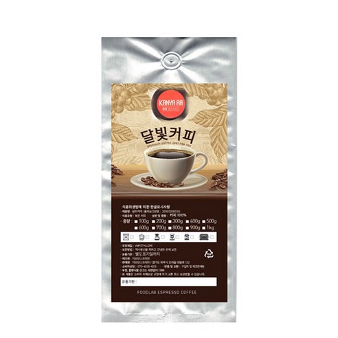달빛커피 케냐 AA 원두커피, 프렌치프레스, 200g