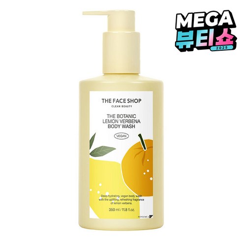 더페이스샵 더 보태닉 바디 워시 레몬 버베나향, 350ml, 1개