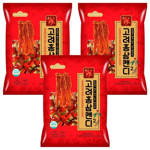일광제과 고려홍삼캔디2, 3개, 700g