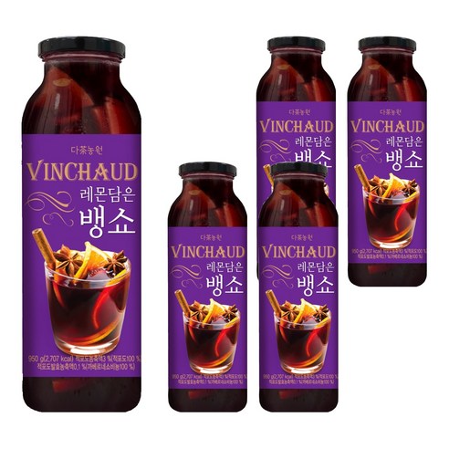 다농원 레몬담은 뱅쇼, 950g, 1개입, 5개