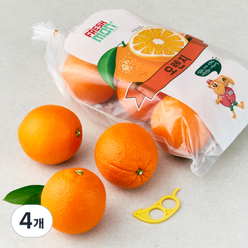 [쿠팡직수입] 프레시몬 오렌지 + 오렌지칼, 1.8kg(7~10입), 4개