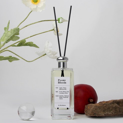 허브타임 프리미엄 니치 향수 디퓨저 150ml, 피오니 블룸