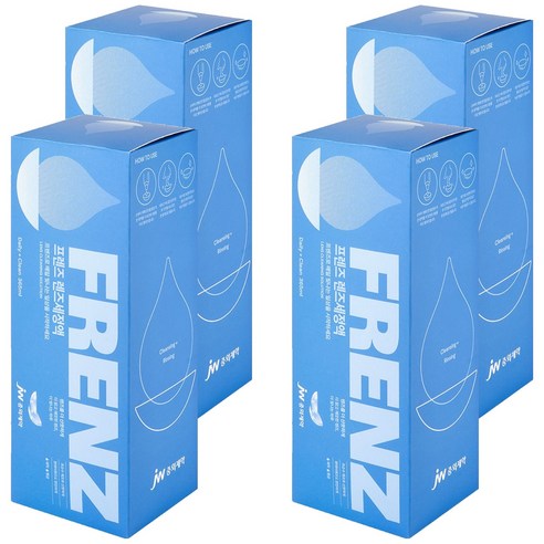 Frenz JW중외제약 렌즈 세정액, 4개, 365ml