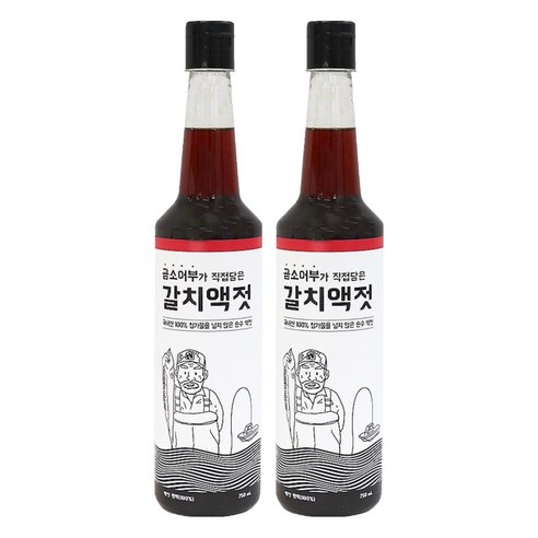 곰소어부 갈치액젓, 750ml, 2개