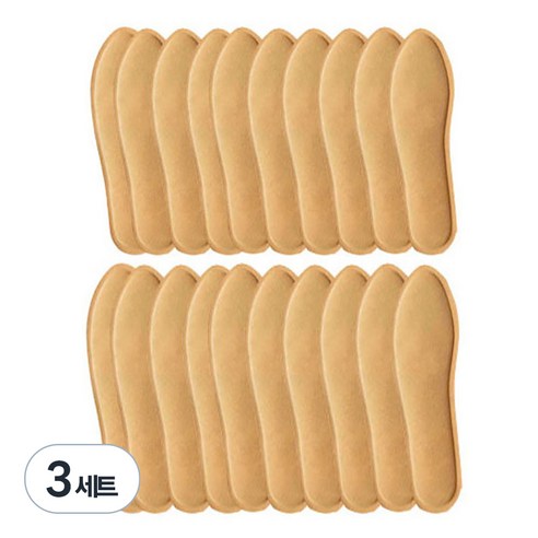 블루무역 발바닥 깔창핫팩 여성용 10p + 남성용 10p 세트, 3세트